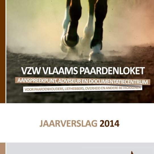 NIEUW: Jaarverslag Vlaams Paardenloket 2014
